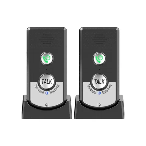 2 Pack Wireless Intercom System Bidirectional Voice Caller For Home Long Dist...