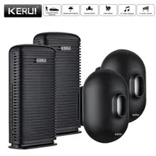 KERUI Solar Driveway Alarm Weatherproof Outdoor Motion Sensor Detector Security