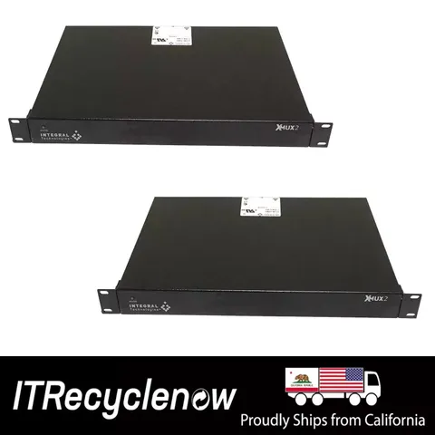 Lot of 2x Integral Technologies 3326A13 XMUX II 16-Channel Multiplexer for CCTV