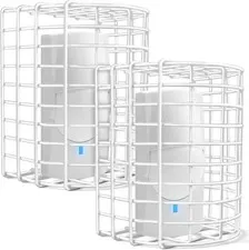 Blulu 2 Pcs Motion Detector Wire Cage, 7 x 5.8 x 4.5 Inch Steel Motion Detector