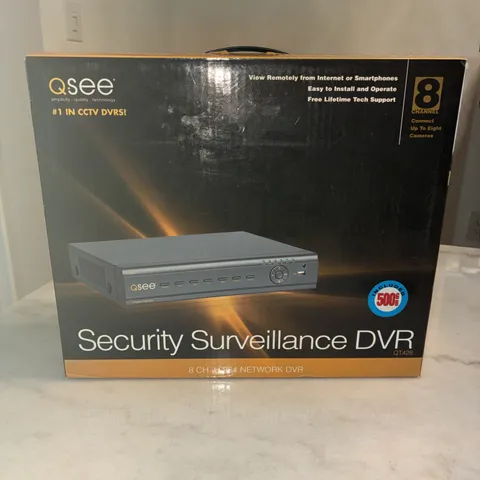 QSEE QT428 8-channel security camera DVR new open box