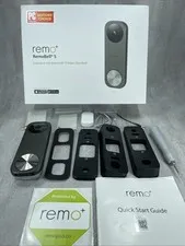 Remo+ RemoBell S WiFi Video Doorbell Camera with HD Video, Motion Sensor, 2-Way