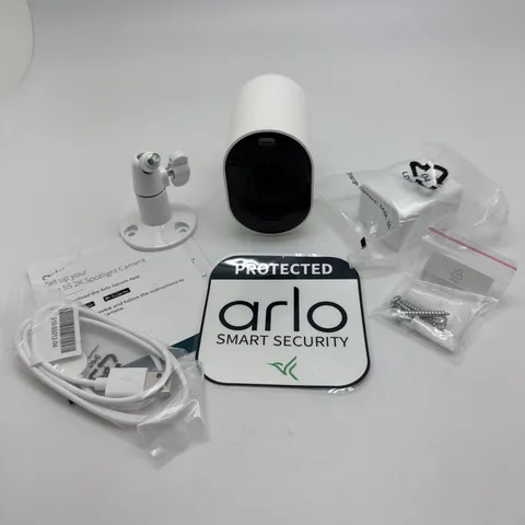 Arlo Pro 5S 2K Indoor/Outdoor Wire Free Spotlight Security Camera - White