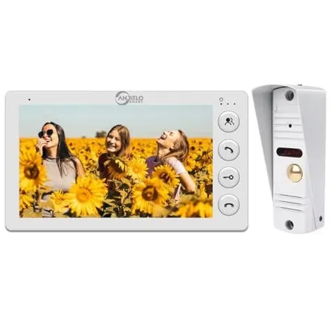 Video Intercom Doorbell Kit, 2 Way Audio, One Key Unlock for Home Apartment