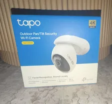 Tapo C560WS Outdoor Pan/Tilt 4K Wi‑Fi IP Security Camera Night Vision White