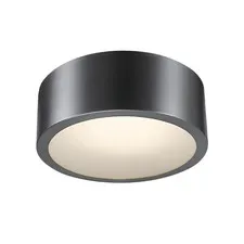 Globe Electric 60304 Edinburg LED Integrated Flush 4.02", (Black)