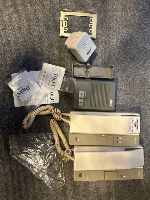 Lot of Aiphone Vintage Door Intercoms Untested As-Is Novi Intercom Doorbell