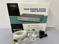 Sentinel SC324 4-Channel Analog DVR w/ 120GB HDD + B&W Night Vision Security Cam