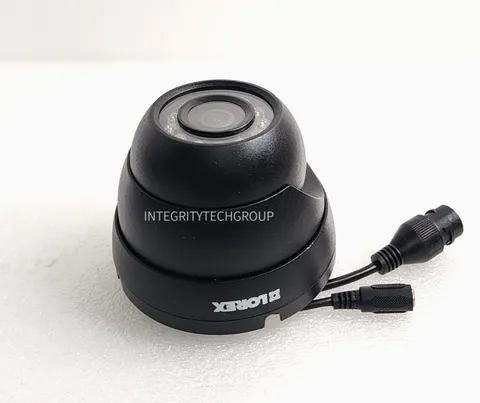 Lorex E581CD 5MP IP PoE Dome Security Camera Color Night Vision Black