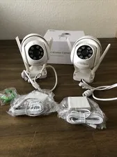 (Lot Of2) Micro SD Smart Wireless Cameras With Night Vision, 2way Audio. 2 Cams