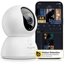 4K Indoor Cameras for Home Security, Pet Camera with Phone App, Indoor Securi...