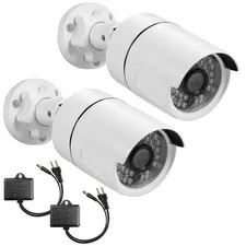 5MP HD Surveillance Camera 2PCS IP66 Waterproof All Season Outdoor Security