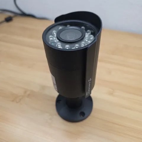 (1) Amcrest Outdoor Security Camera AMC720BC36-B Black 720P Bullet 3.6mm IR