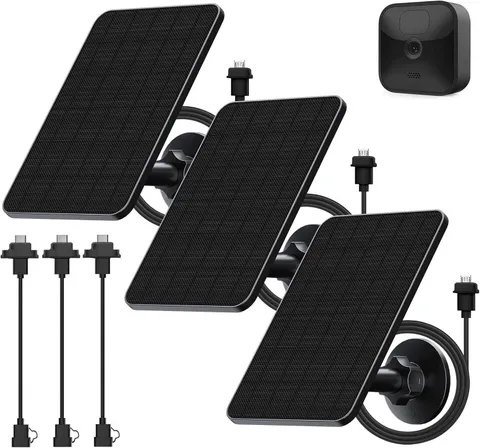 3 Pack Solar Panel Blink Outdoor 4(4th Gen)/Blink XT/XT2 & Blink Outdoor(3rd Gen