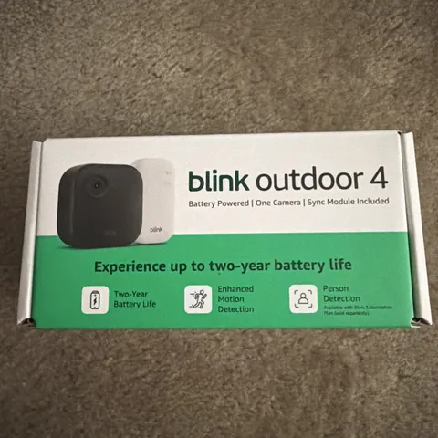 Blink Outdoor 4 One Camera System w/Sync Module New Sealed