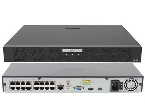 Uniview NVR502-16B-P16 16-Channel 16MP NVR Network Video Recorder (No HDD)