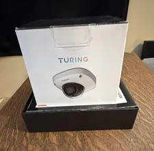 Turing TI-NCD04A28 4MP Wired IP/Network Surveillance Camera, Color, White