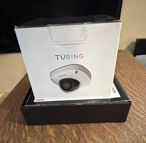 Turing TI-NCD04A28 4MP Wired IP/Network Surveillance Camera, Color, White