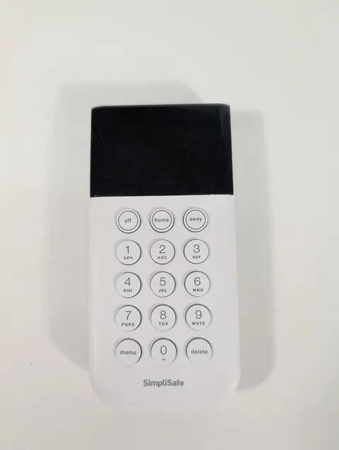 SimpliSafe Security Keypad White Smart Home System Gen 3 Replacement Used