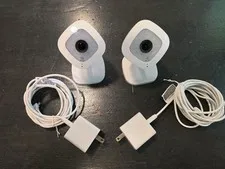 Lot Of 2 Arlo Q  1080p HD wireless Security Camera, 2-way audio/Indoor  VCM3040