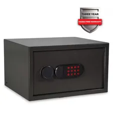 Home and Office 1.13 Cu. Ft. Security Vault with Electronic Lock, Dark Gray Hamm