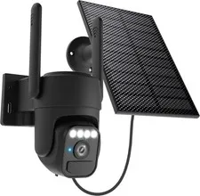 Camara De Seguridad Solar HD Wifi Inalambrica Con Vision Nocturna Para Exterior