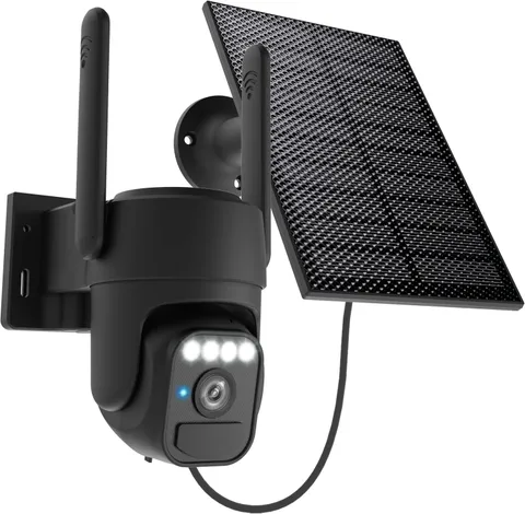Camara De Seguridad Solar HD Wifi Inalambrica Con Vision Nocturna Para Exterior