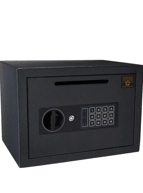 Paragon Lock & Safe Drop Safe Digital Keypad Lock w/ Key Override, Deposit Slot