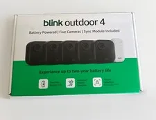 NEW BLINK Outdoor 4 (4th Gen) 5-Camera Security System w/ Sync Module