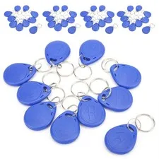 ｀50pcs ID Card Key Fob Token Tag 125KHZ Rewritable Universal For Access