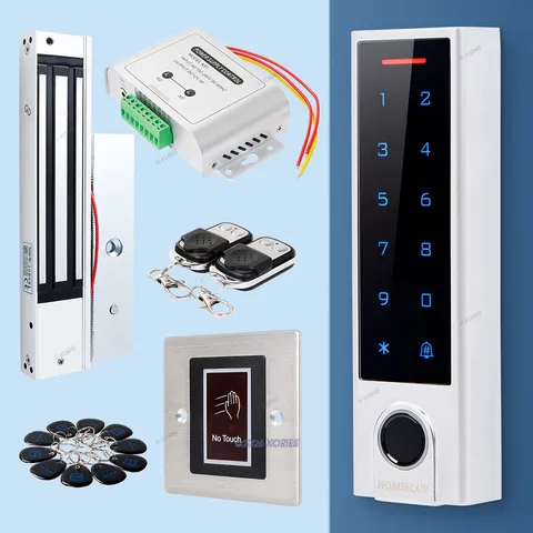 HOMSECUR IP66 APP WIFI RFID Access Control Set Waterproof 280KG Magnetic Lock