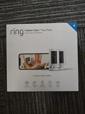 2 Ring Indoor Cam HD Security Cameras 1st Gen 5UM4E5 - White (2 pack)