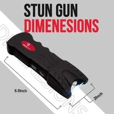 Avenger Defense Black 1.2 C Charge 120-Lumen Bright LED Flashlight Device