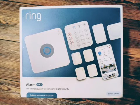Ring Alarm Pro Home Security Kit Wi-Fi 6 router built-in - 8 pieces White