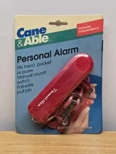 Sealed Door & Personal Pocket Piezo Siren Alarm Manual On/Off By Cane & Able 