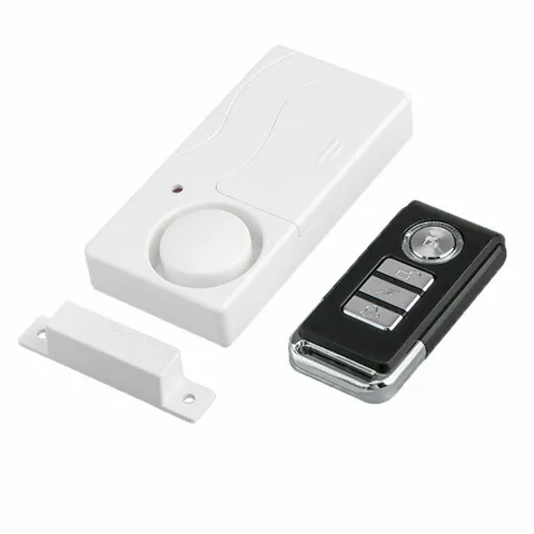 White Door Alarm Powered by Battery Shop Simple Welcome Reminder Indoor Use Only