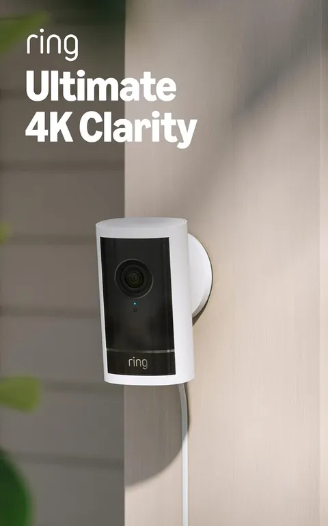 Outdoor Cam Pro, Plug-In (Newest Model), Home or Business Security, Retinal 4K w