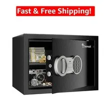 Certified Electronic Safe with Removable Shelf &  Protection