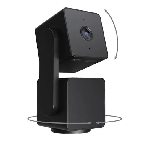 1080P WiFi Security Camera, 360° Pan/Tilt/Zoom, Color Night Vision, Motion Track