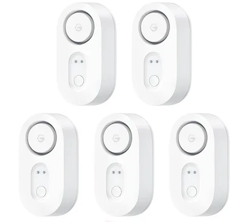 GoveeLife Water Leak Detector 1s with Smart Gateway 5-Pack H5059 - Open Box