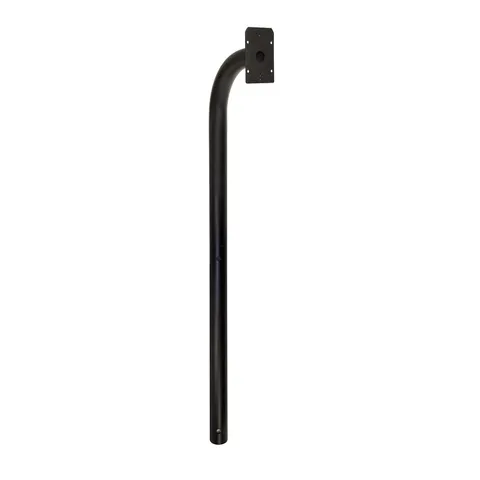 (FM100) Coated Black Keypad Mounting Post, 22, Black