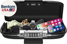 Portable Safe Box, Combination Security Case Lock Box with Code, Waterproof Anti