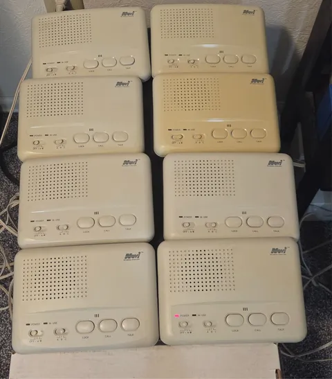 8 total- for $80. NOVI 3-Channel Wireless Intercom WI-3 SN