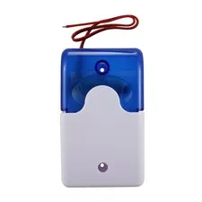 Wired Strobe Warning Siren  Dc 12V Sound Alarm Flashing Light Sound Siren2680