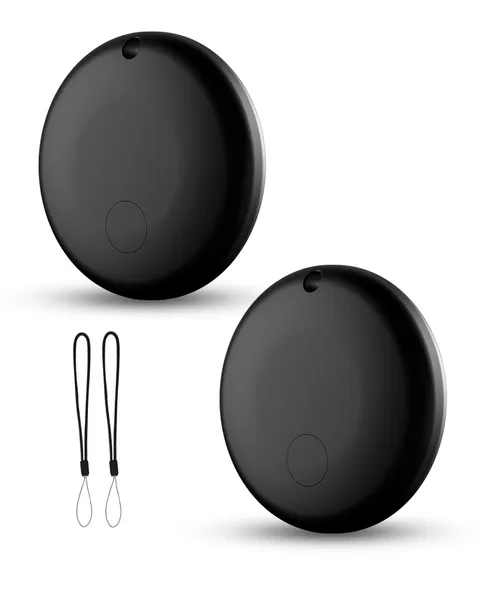 Mini Air Tags Smart Tracker Work with Apple Find My (iOS Only) 2-Pack, IP67 W...