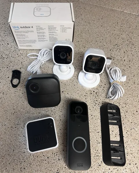 Blink Outdoor, Indoor Camera Doorbell System w/ Sync Module 2