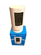 Ring Stick Up Cam Outdoor Wireless Security Camera - White