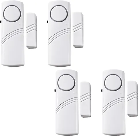 4 Pack Door Window Alarm,Home Magnetic Sensor Alarm,Home Security System Alert,