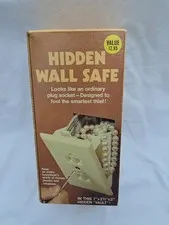 Vintage Hidden Wall Safe Secret Electrical Outlet Receptacle Hide Valuables