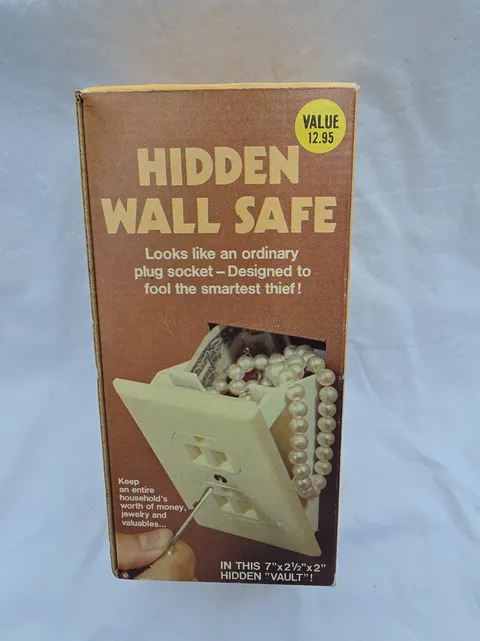Vintage Hidden Wall Safe Secret Electrical Outlet Receptacle Hide Valuables